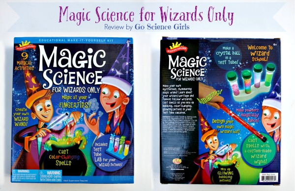 Magic Science for Wizards Only - review by Go Science Kids