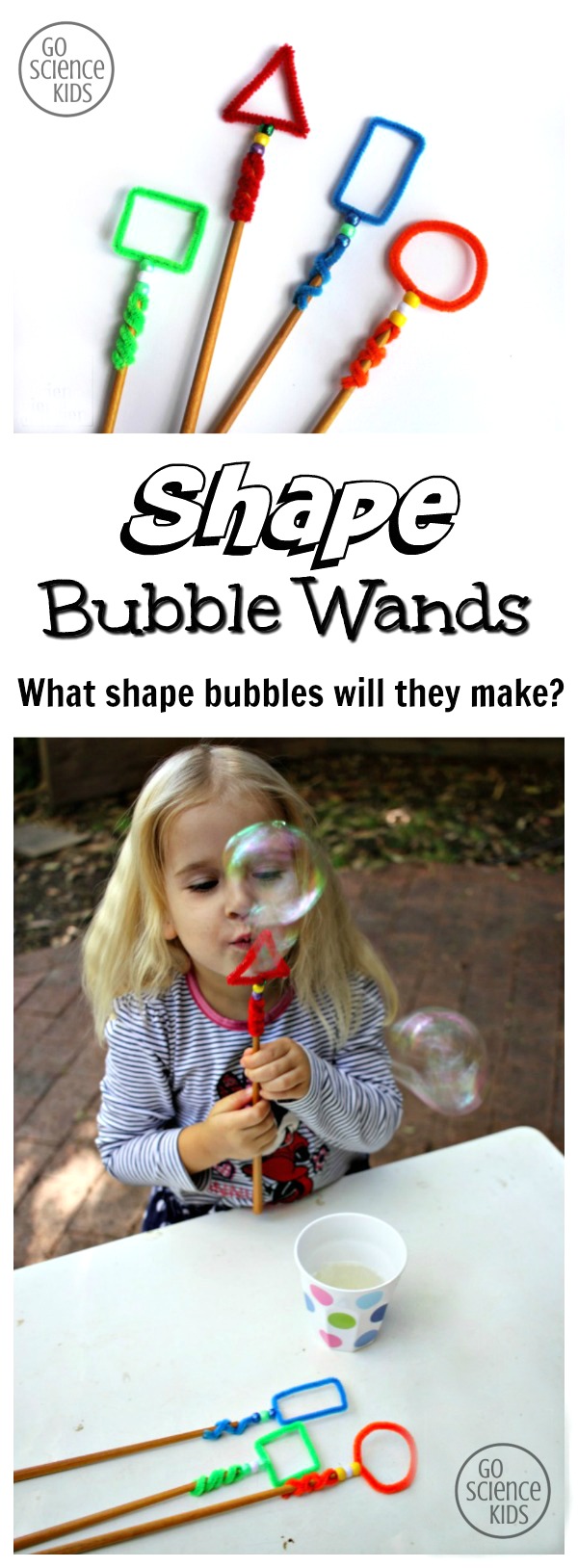 Shape Bubble Wands - what size bubbles will they make