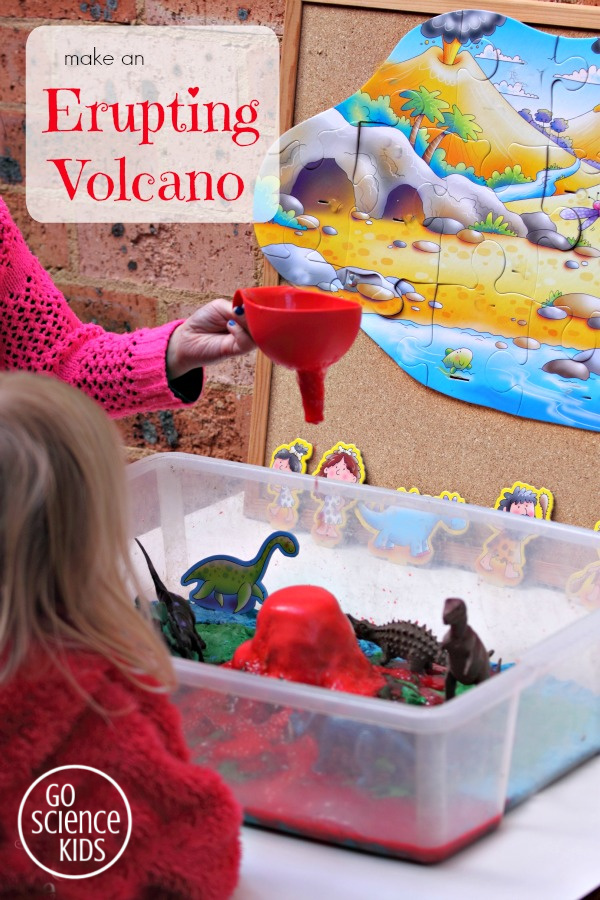 Fun science - make an erupting volcano