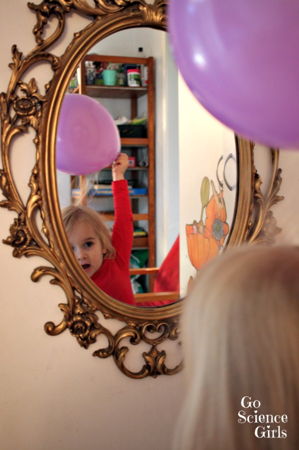 Toddler science - exploring static electricity