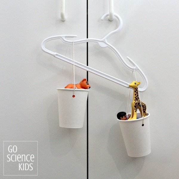 Help kids in building a balance scale as a STEM project