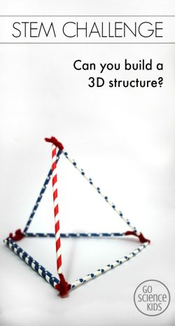 STEM Challenge: Can you build a 3D structure? – Go Science Kids