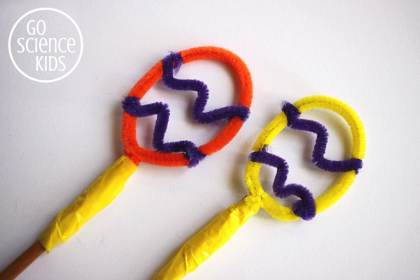 Fuzzy Stick Bubble Wands Craft