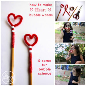 DIY Heart Shaped Bubble Wand – Go Science Kids