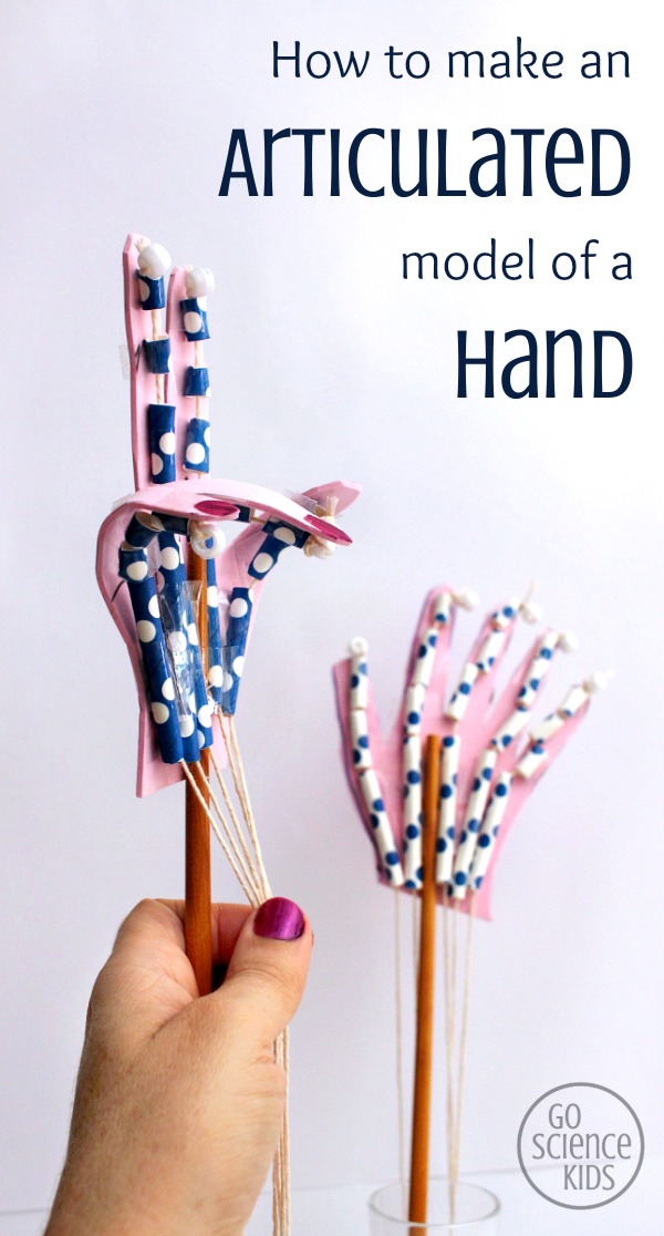 How to make an articulated hand {with cool movable fingers} – Go