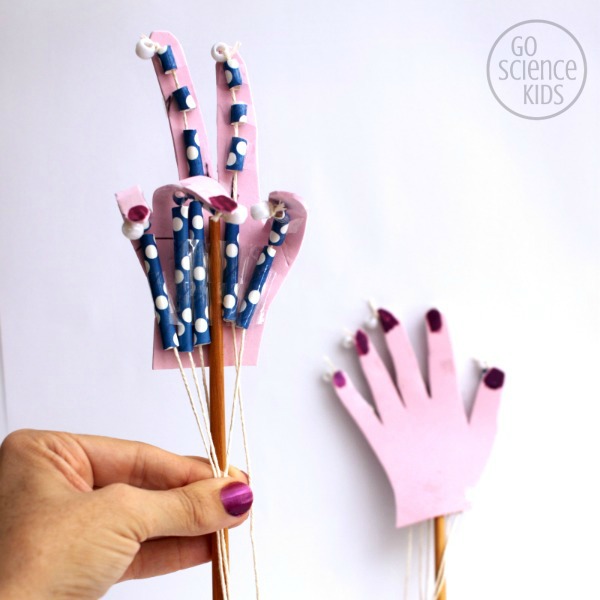 How to make an articulated hand {with cool movable fingers} – Go