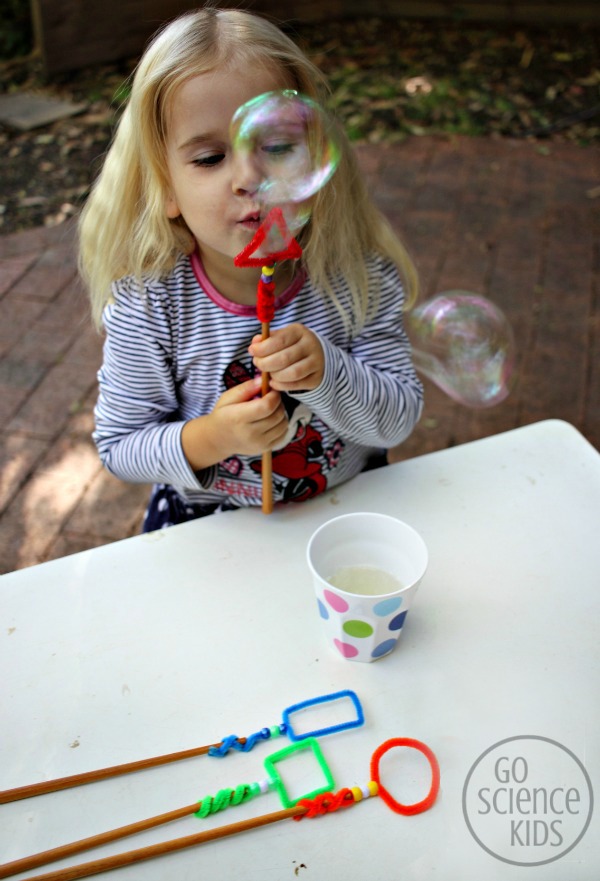 Blowing bubbles for science