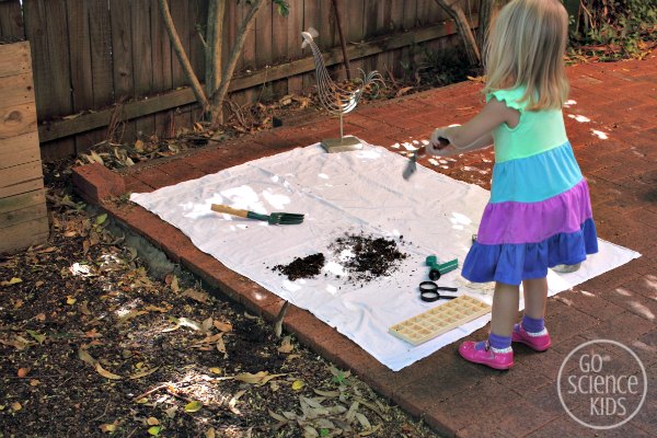 Digging up and investigating dirt