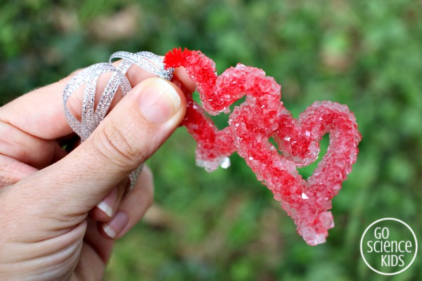 DIY Class Valentines: Borax Crystal Hearts