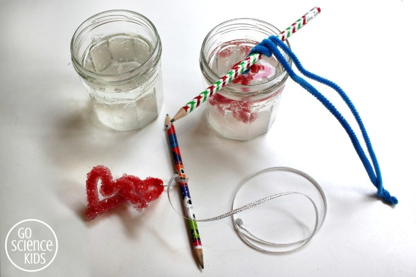 DIY Class Valentines: Borax Crystal Hearts