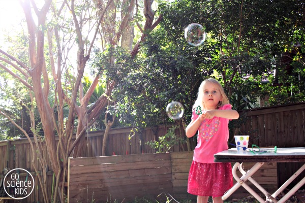 Christmas tree bubble play