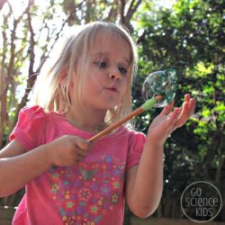 Christmas Tree Bubble Wand {& bubble physics} – Go Science Kids