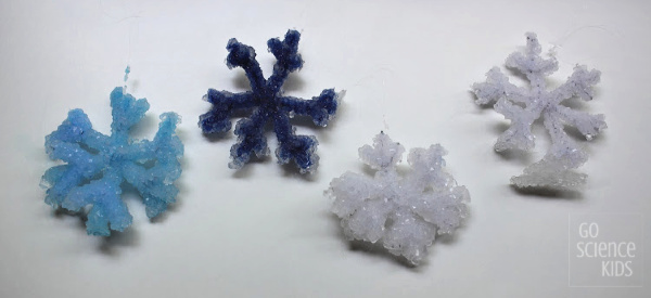 How to make the best Crystal Snowflakes – Go Science Kids