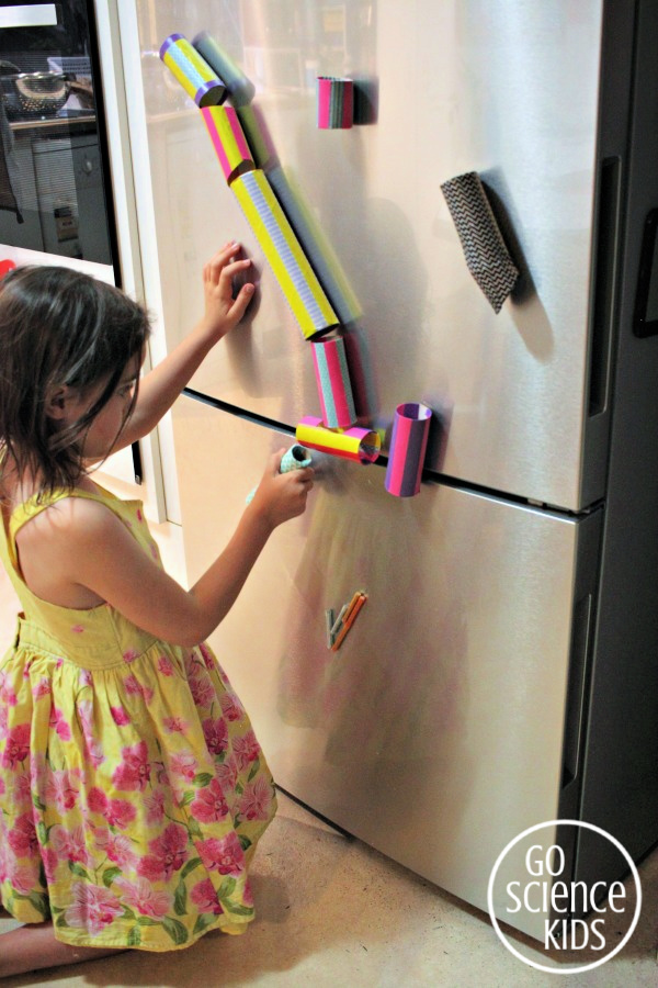 magnetic marble run refrigerator