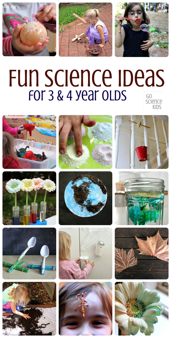 LOTS of fun science & STEM ideas for 3-4 year olds, from Go Science Kids