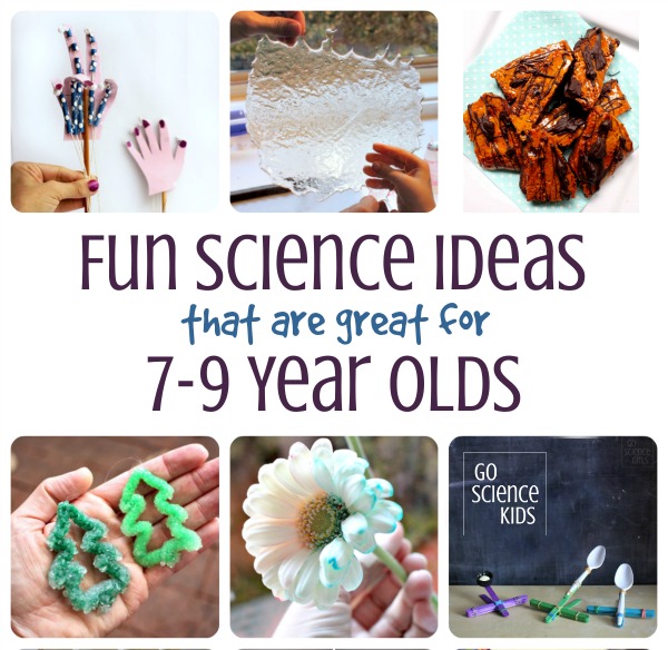 Fun science ideas for 7-9 year olds (primary _ elementary school age), from Go Science Kids