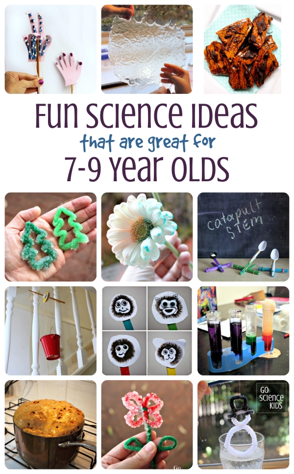 Fun science ideas that are great for 7-9 year olds (primary _ elementary school age), from Go Science Kids