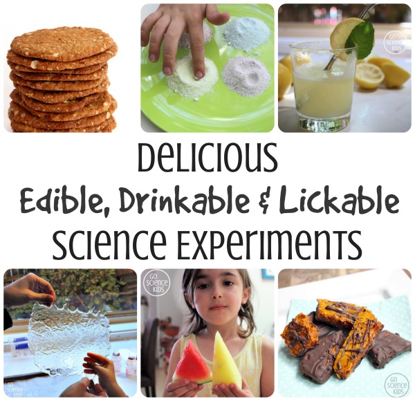 Edible Drinkable and Lickable Science Experiments for Kids