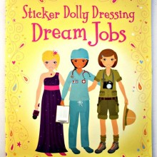 Go Science Kids review of Dream Jobs, Sticker Dolly Dressing Osborne Activities book (with loads of positive female career inspiration!)