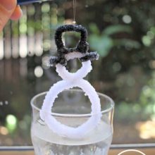 How to make a crystal snowman - fun chemistry for kids