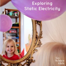 Exploring Static Electricity with toddlers